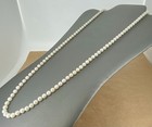 Vintage 14k Yellow Gold 5 5-6mm 28  Cultured Pearl Necklace