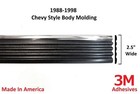Chrome Side Body Trim Molding 1988-1998 Chevy Gmc Tahoe Suburban Silverado