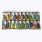 20pcs Rubber Frog Fishing Lures Topwater Bait Hooks 6cm 2 3   With Retail Box