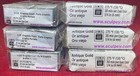 Sculpey Premo Polymer Clay 3gold 3black -packs New-