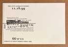 Marilyn Manson - The Last Tour On Earth Rare Promo Postcard  99