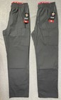 Dickies Scrubs 86106 Eds Lot Of 2 Medium Black Pull-on Elastic Waist Cargo Pants