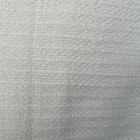 Vintage Ivory Thermal Waffle Weave Nylon Satin Trim Queen Blanket