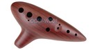 Wood Simulated 12-hole Alto C Ocarina Flute With Quality Craftsmanship