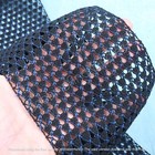 Vintage Black Lace Trim French Black Lace Border For Gothic Clothing Goth Stile