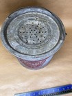 Vintage Falls City Galvanized Minnow Bucket No 710 Two Piece Anglers Choice