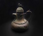 Persian Seljuk Copper-inlaid Bronze Ewer  Eastern   Persia   Eastern Islamic