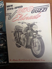 Moto-guzzi Ambassador 750 Eldorado 850 Motorcycle Sales Brochure  bonus Calendar