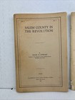 Salem County In The Revolution 1967 New Jersey  1937-1938 150th Anniversary