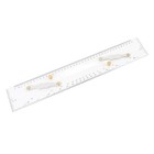 Nautical Parallel Ruler Marine Navigation Parallel Ruler Acrylic 450mm For Dbra