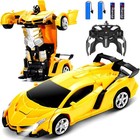 Remote Control Car - Transform Robot Rc Cars Contains All Batteries  One-butt   