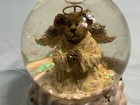 Christmas Snow Globe  angelfaith  The Bearstone Collection Boyds Bears Musical