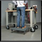 Work Platform  9 In To 14 In H  24 In W  24 In D  Steel  500 Lb Load Capacity 