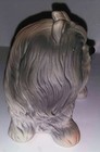 Vintage Aldon Fine Porcelain Bisque Shih Tzu Dog Figurine Gray White 4 