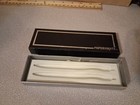 Vintage Paper Mate Double Heart White Silver Advertising Pen   Pencil Boxed Set