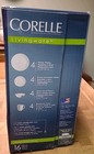 Corelle Durable Vitrelle Glass Dinnerware Winter Frost White 16 Pcs  New In Box