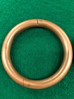 Antique Set Of  2  - 3  Wrought Copper Large Bull pig Nose Ring - Primitive Farm