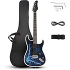 Electric Guitar H-h Pickups Solid Paulownia Maple Neck Beginners Kit Accessories