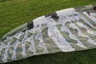  Dudek V-king 23 Es Paraglider Grey white Used 3 X Times  Paramotor Wing 