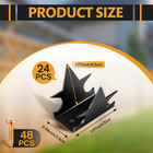 24 Pcs Anti Climb Fence Spikes Intruder Deterrent Fence Wall Security Spikes For