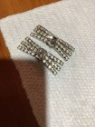 Vintage Rhinestone Shoe Clips New Never Used