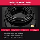 Hdmi To Hdmi Cable 10ft 4k High Speed Cord For Ps4 Ps5 Xbox Series Hdtv Monitor