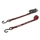 12 Ft  X 1 In  Ratchet Tie-down Straps With S-hook  4-pack 
