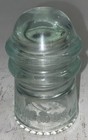 Hemingray-9 Glass Insulator Aqua Made In U s a 