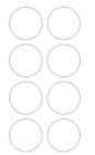2  Clear Round Tamper Seal Label Dots Stickers Package Seals 2 Inch Dot