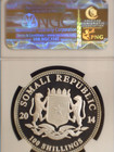 2014 1 Oz Silver Somalia Elephant  100 Shillings  Ngc Early Releases ms 70