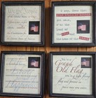 Pictures X 4 American Flag Greetings