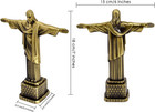 Metallic Statue Of Jesus Figurine 7 Inch Christian Statue Model Bronze Jesus Sta