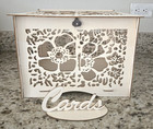 Diy Rustic Wedding Card Box Wooden Money Holder Birthday Graduation Party Floral