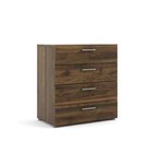 Tvilum Chest Of-drawer 31 57  X 26 81  X 15 85  Particle Board 4-storage Walnut