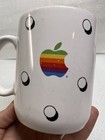 Vintage Apple Macintosh Computer Rainbow Coffee Mug Cup Papel 80   s Rare
