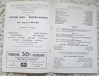 Original 1951 Downtown Theatre Playbill San Francisco  the Square Needle  Jory
