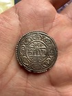 Silver Coin Nepal Malla Era 18th Century King Jag Jaya Malla Antique