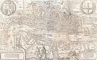 1598 Sebastian Munster Rare Antique Map - Birds Eye View Of London  England