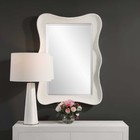Uttermost Whitehaven 09954 White Coastal Rectangle Vanity Mirror 26x36