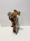 Vintage Bavaria Hand Carved Wood Bottle Stopper Set German Folk Art   