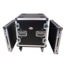 Prox T-12rsp Ata Flight road Case For Amp Rack With 12u Space 20  Depth casters