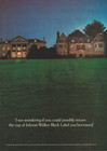 Johnnie Walker Print Ad Advertisement Johnnie Walker Black Label Mansion