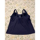 Lands  End Women s Blue 20w Tankini Swim Top