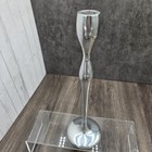 Vintage Mid-century Modern Nambe Style Candlestick 12  Metal Mcm Decor