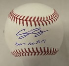 Cody Bellinger  2017 Nl Roy  Signed Official Baseball Yankees Mlb Fanatics Auto 