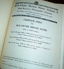 Rca Victor Service Data Vol 2 1938-1942 Revised Abridged 1944 1st Ed Hb Radio Tv