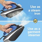 Hamilton Beach 2-in-1 Clothing Iron   Clothes Steamer 1200w with 5 Heat Settings
