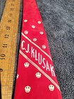 Standard Oil -silk    Tie Hand Made Charlie-service P3159 Yankton sd 4th  cedar