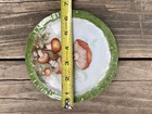 Vintage Retro Hand Painted Mushroom Ceramic Decorative Plate Wall Hanging 