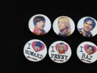 Lot Of 10 Big Bang Theory Small Badge Buttons